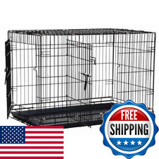 Precision Pet Products Two Door Great Crate Wire Dog Crate, 42 Inch, For Pets 70
