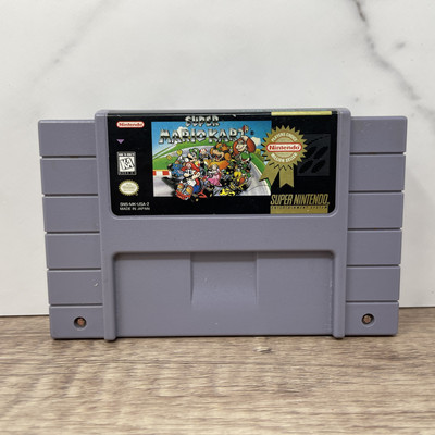 Super Mario Kart SNES Super Nintendo Cartridge Only Luigi Peach