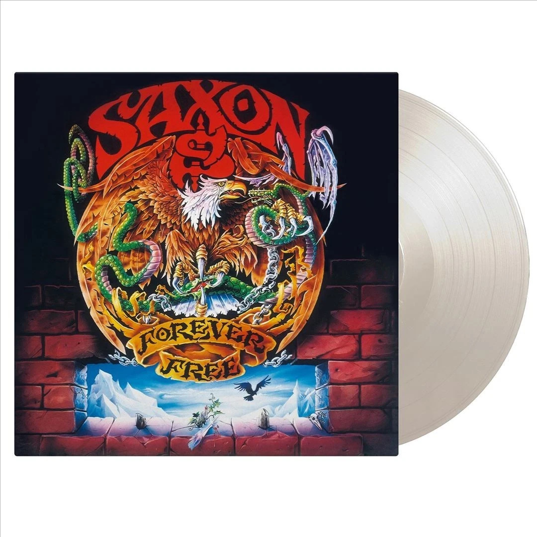 Saxon Forever Free LP Album vinyl record limited White numbered remaster 180g lp
