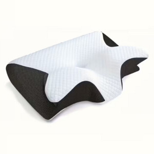 Oreiller Cervical Ergonomique Papillon Mémoire de Forme Orthopédique Dos Cou