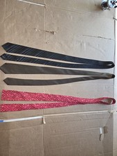 Mens Tie Lot 12 Vintage Geometric 1950s 60s 90s Classic Designer