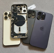 iPhone 14 Pro Max Original  OEM  Back Glass Cover Rear Housing with small parts