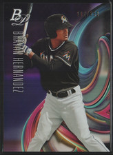2018 Bowman Platinum Top Pros. Purple #TOP-73 Brayan Hernandez 206/250  18-184
