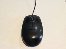 Genuine Dell Mouse USB Wired Optical Scroll Wheel MS111 Used, Good Condition 