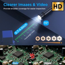 USB Endoscope Camera 1M 2M 3M IP67 Waterproof Borescope For iPhone Android Phone — image 5