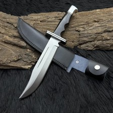 Handgefertigtes Scream 4 Replik-Messer  D2 Stahl Filmmesser Bullhorn Griffe