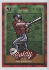 2019 Panini Donruss Nicknames Red 115/149 Paul Goldschmidt #N2 6k2