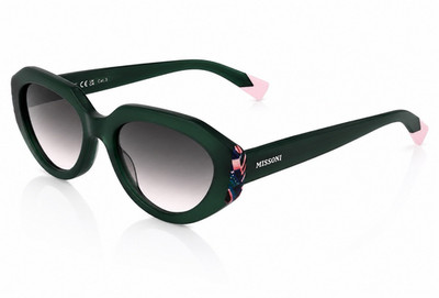 Missoni Women s 53mm Green Pink Round Sunglasses Authentic NEW