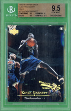 1995-96 Upper Deck Electric Court Gold #273 Kevin Garnett RC BGS 9.5 Gem Mint