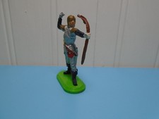 VINTAGE 1971 BRINTAINS DeeTail SILVER ARCHER BOWMAN 2.25" FIGURE VIN193 