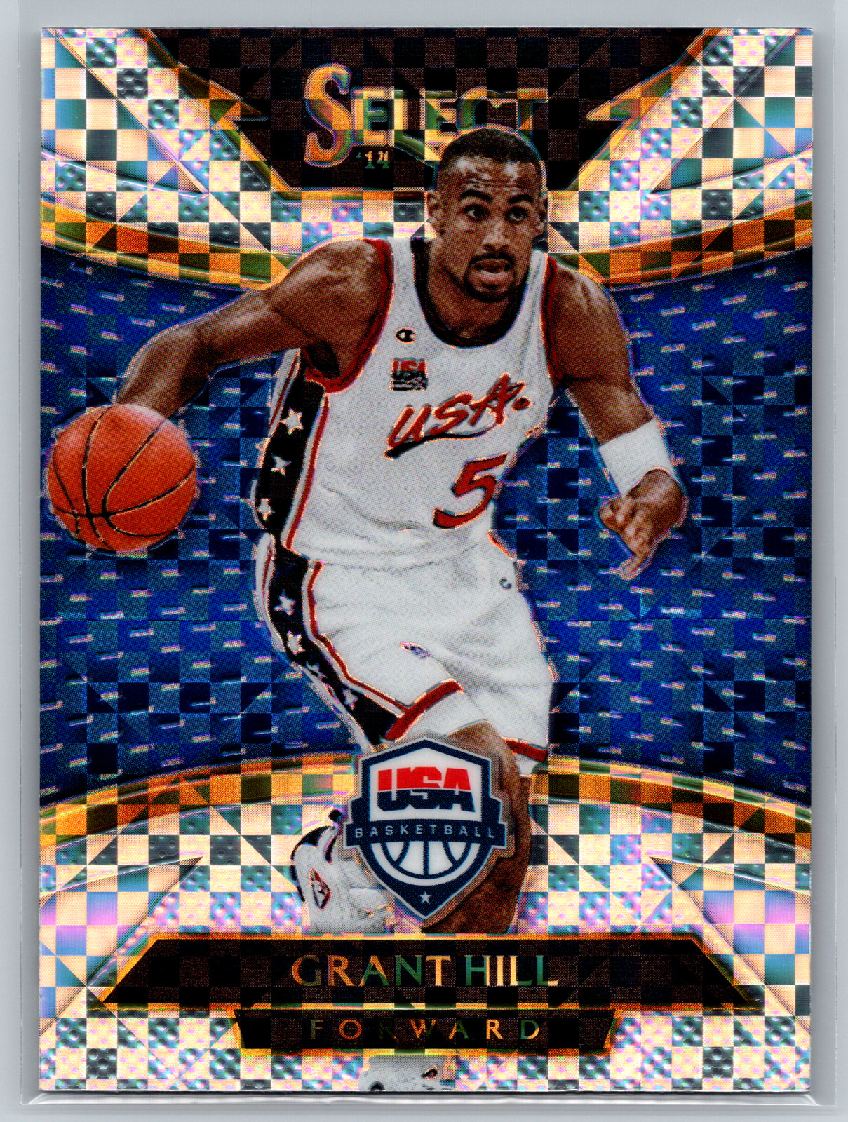 Grant Hill 2014-15 Panini Select Silver Prizm #228 USA Basketball HOF