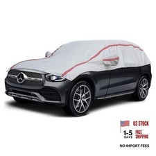 Half Car Cover Top SUV, Windshield Cover for Ice and Snow with Cotton SUV L