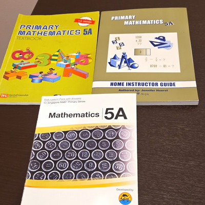 Singapore 5A Primary Mathematics  U.S. Ed Textbook + Instructor Guides
