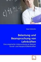 Belastung Und Beanspruchung Von LehrkräFten Katja SchöNhofen Taschenbuch Deutsch