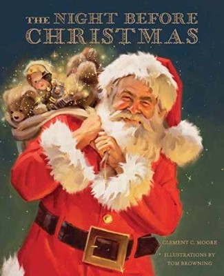 The Night Before Christmas - Paperback, by Browning Tom; Moore - Very Good j