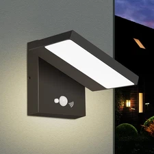 Solar Outdoor Motion Sensor Wall Lights, LED Modern Exterior Light Fixtures, ...
