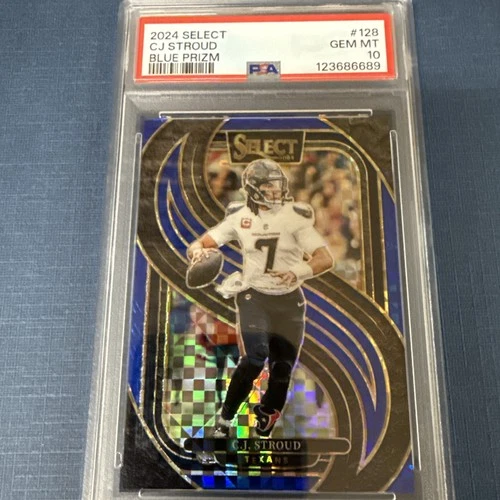 2024 Select CJ Stroud Blue Prizm 056/175 Psa 10