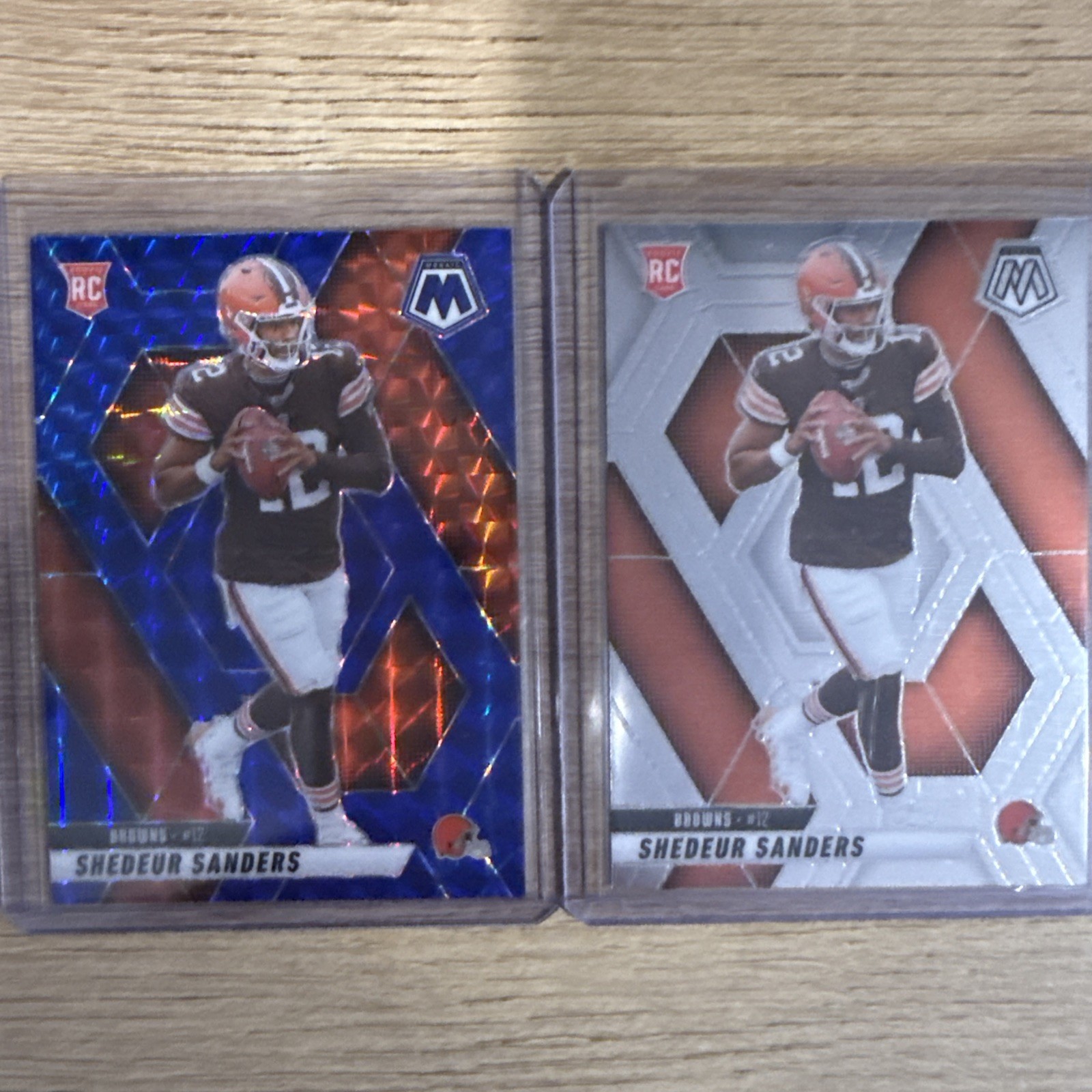 2025 Panini Mosaic - Shedeur Sanders #302 Blue Mosaic Prizm 25/99 RC