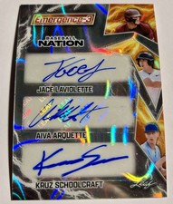2025 Leaf Optichrome JACE LAVIOLETTE AIVA ARQUETTE KRUZ SCHOOLCRAFT Auto 11/15
