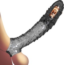 Penis Sleeve Cock Sleeve Extender Reusable silicone cock ring Erection Enhanceme