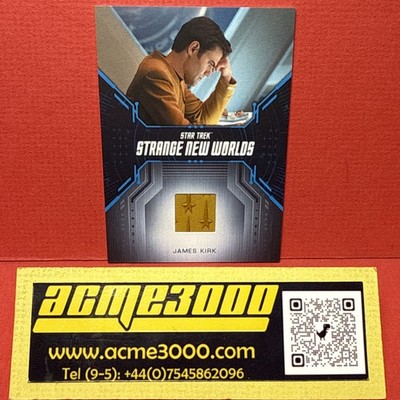 Star Trek STRANGE NEW WORLDS Season 2 JAMES KIRK Costume Relic Card RC30