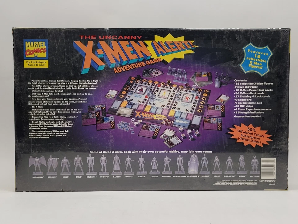 Marvel Comics / Pressman - The Uncanny X-MEN Alert Adventure Game - Image 2 of 4