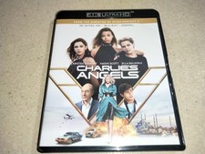 Charlie's Angels 4K Ultra HD Blu-ray 2019 Kristen Stewart Patrick Stewart Action