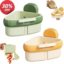 2026 Upgraded Suction Cup Press Sink Drainer Basket Corner Sink Trash Catcher UK