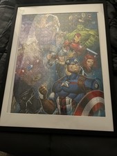 Marvel Avengers Wall Art Puzzle And Framed