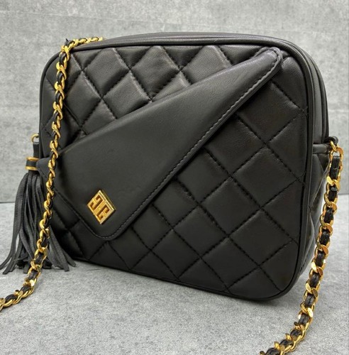 GIVENCHY Quilted Leather Chain Shoulder Bag One-Shoulder Bag, Crossbody Bag