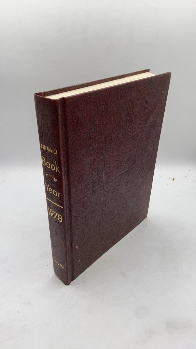 Britannica Book Of The Year In Antiquarian & Collectible Books for