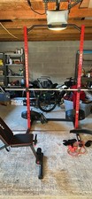 Squat rack and Gym goods all sold separately 