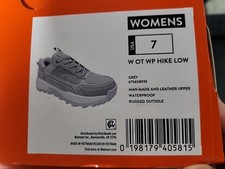 Ozark Trail Waterproof Hiking Sneaker Shoes Women's OT WP HIKE LOW Gray Size 7