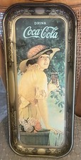 Vintage 1972 Coca Cola Serving Tray Elaine 1916 Retro Reproduction Metal Tin on The Hot Collector
