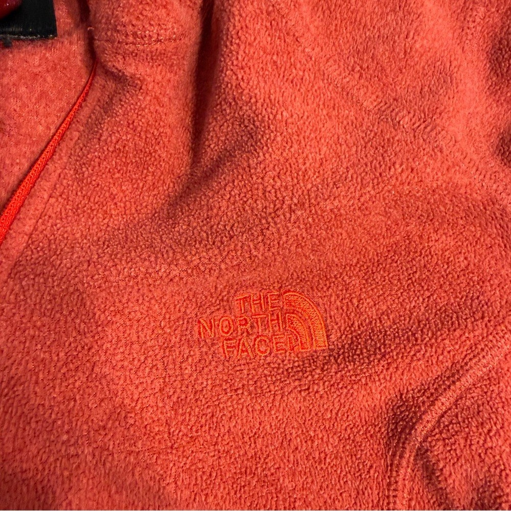 The North Face Women's Red quarter zip fleece Sweater size large thumbnail 4