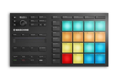 Maschine Mikro Mk3, USB MIDI Controller Drum Pad mit 16 Pads und Massive, Mon...