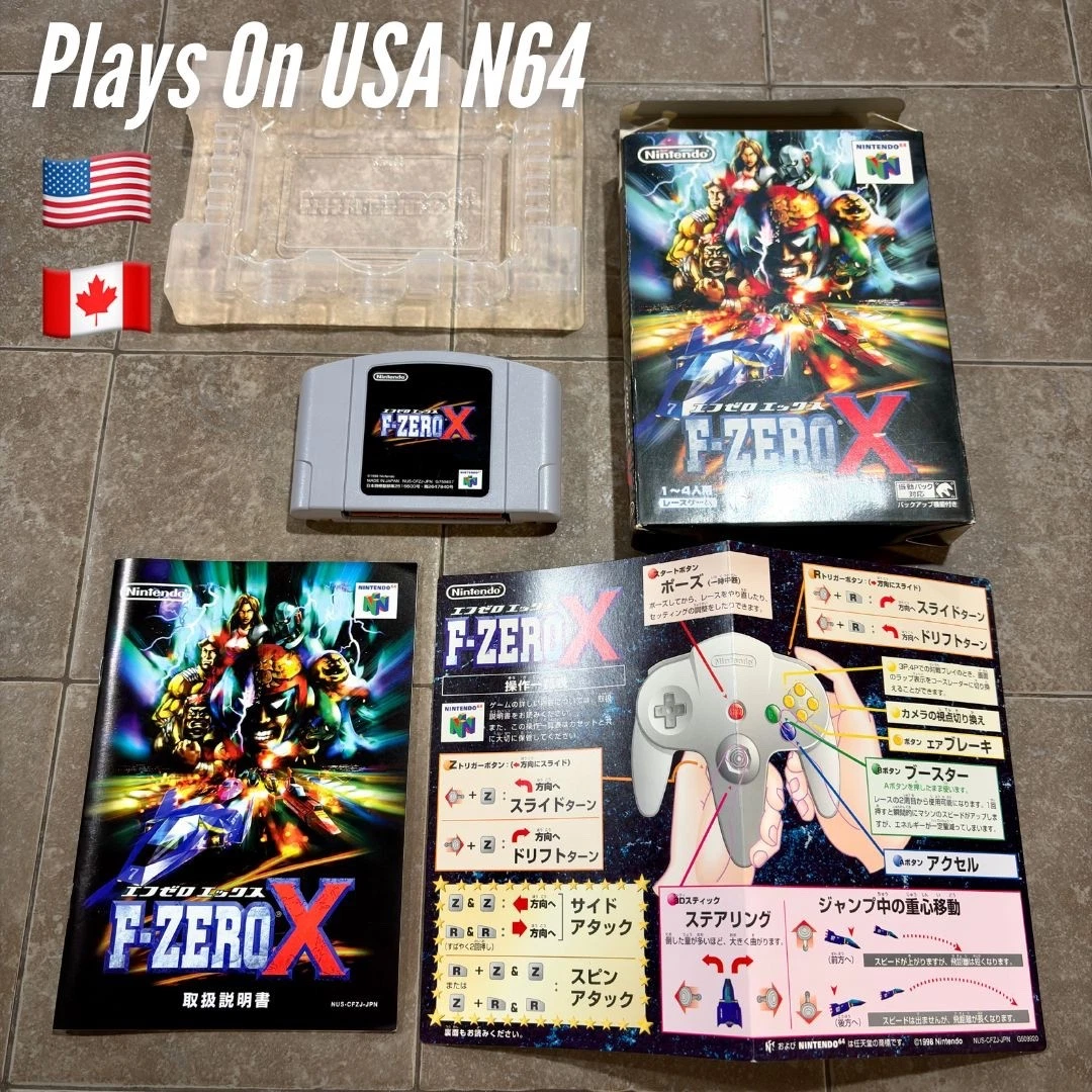 F-Zero X Nintendo 64 - Players Choice - Sous Blister Scellé - PAL UKV - Neuf