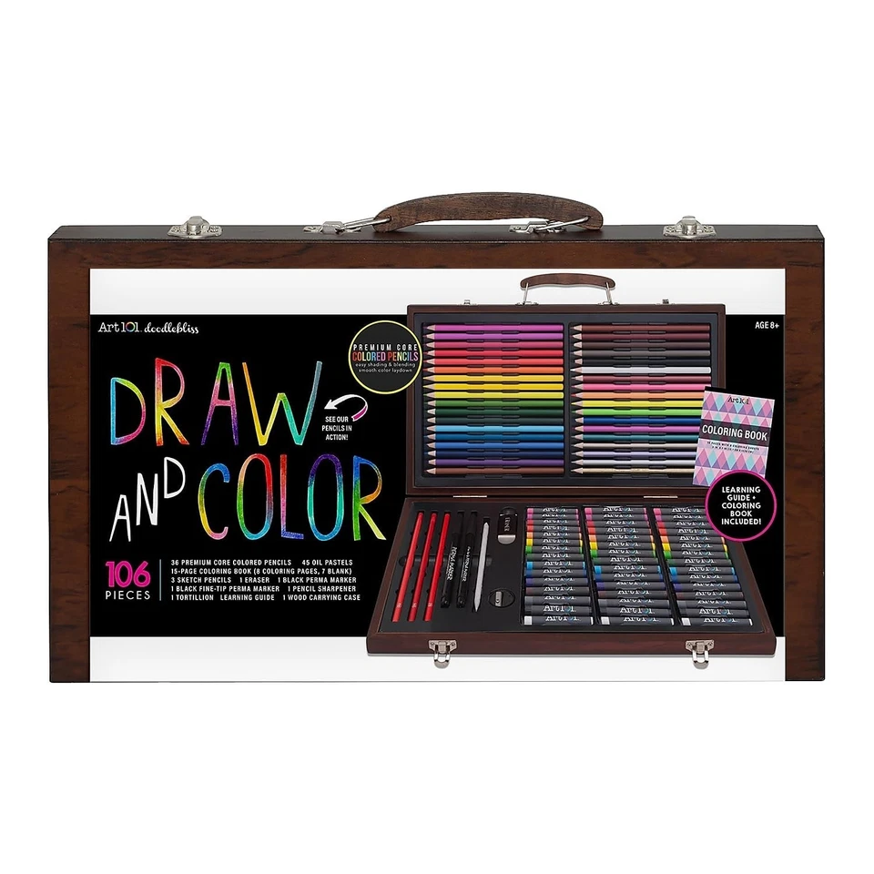Art 101 106-piece Sketch Set Other Drawing Supplies Lettering Crafts