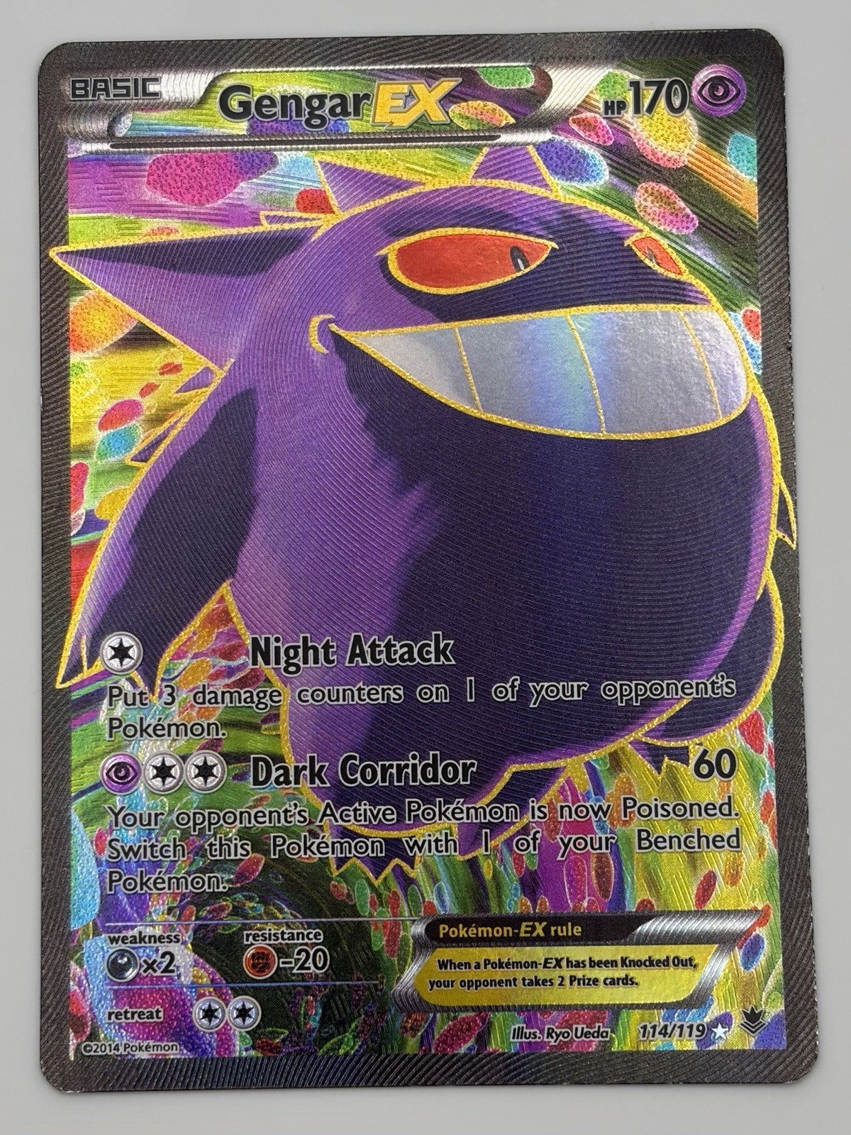 Gengar ex 2014 XY: Phantom Forces #114/119 Holo (Full Art) Price
