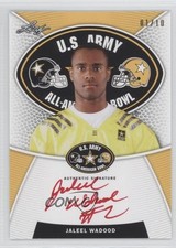 2014 Leaf US Army All-American Bowl Tour Red Ink 1/10 Jaleel Wadood Auto 0b2
