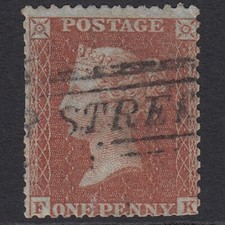 L32_18 GB QV 1855 1d PLATE 18 SG24-C3(1) FK GU INDIA ST SCOTS LOCAL CANCEL