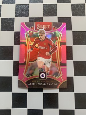 2023-24 Panini Select Premier League Alejandro Garnacho Pink /99 Manchester Utd