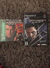 X2 Wolverine's Revenge PS2 Game, 007 Tomorrow Never Dies PS1 Game