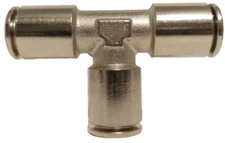 Air Suspension System Fittings 3/8" Air Hose Push In To 3/8" 3 Way Tee Union 