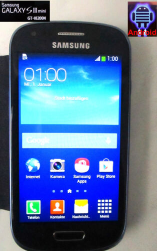 N12: Smartphone 4“ Samsung Galaxy S3 mini VE/ 8 GB (erkennt keine SIM-Karten)