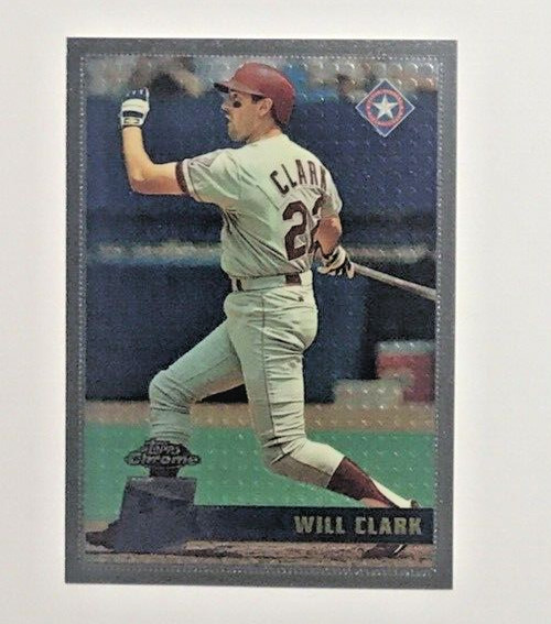 Will Clark 1996 Topps Chrome #118 MLB Baseball Insert Card Giants Rangers