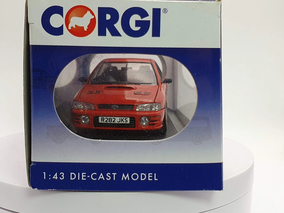 Subaru Impreza Turbo Corgi 1/43 Rosso - Immagine 3 di 3