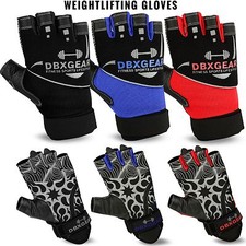 New Weight Lifting Gym Gloves Exercise Sports Training Fitness Wrist Wrap