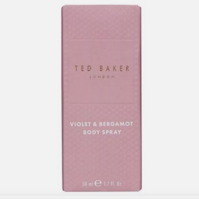 Ted Baker Violet & Bergamot Body Spray 50ml Women's Fragrance with