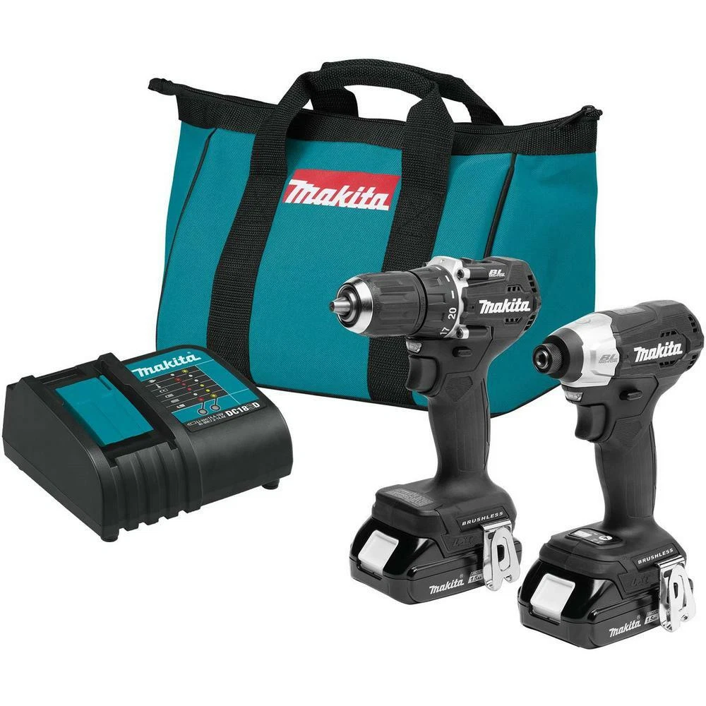 Makita brushless drill 2024 and impact set